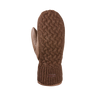 Women's Ariana Leather and Knit Mittens