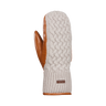 Women's Ariana Leather and Knit Mittens