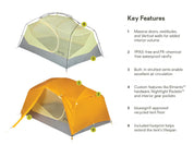 NEMO Aurora Backpacking Tent & Footprint 2 Person