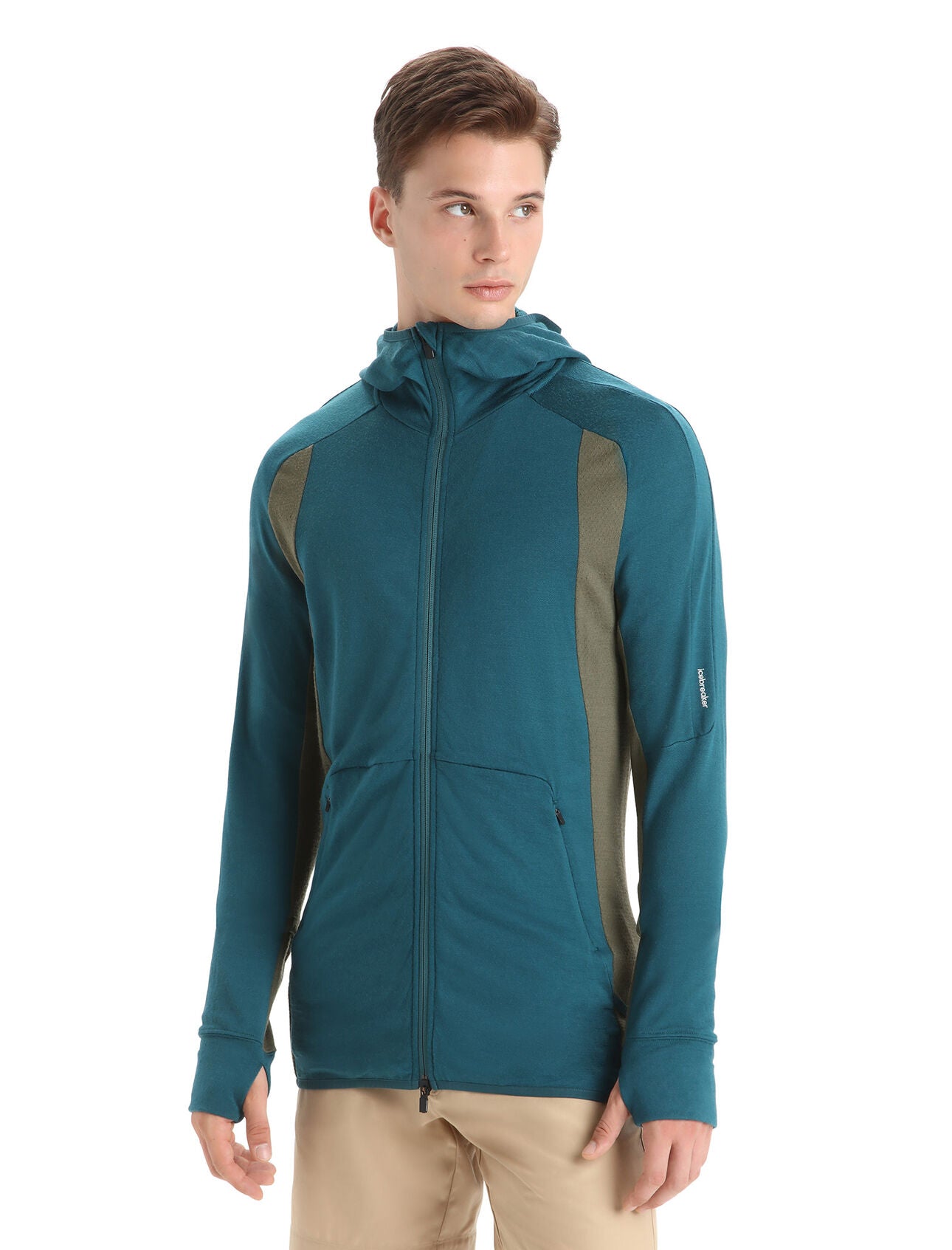 Men's Merino Quantum ZoneKnit Long Sleeve Zip Hoodie (Past Season)