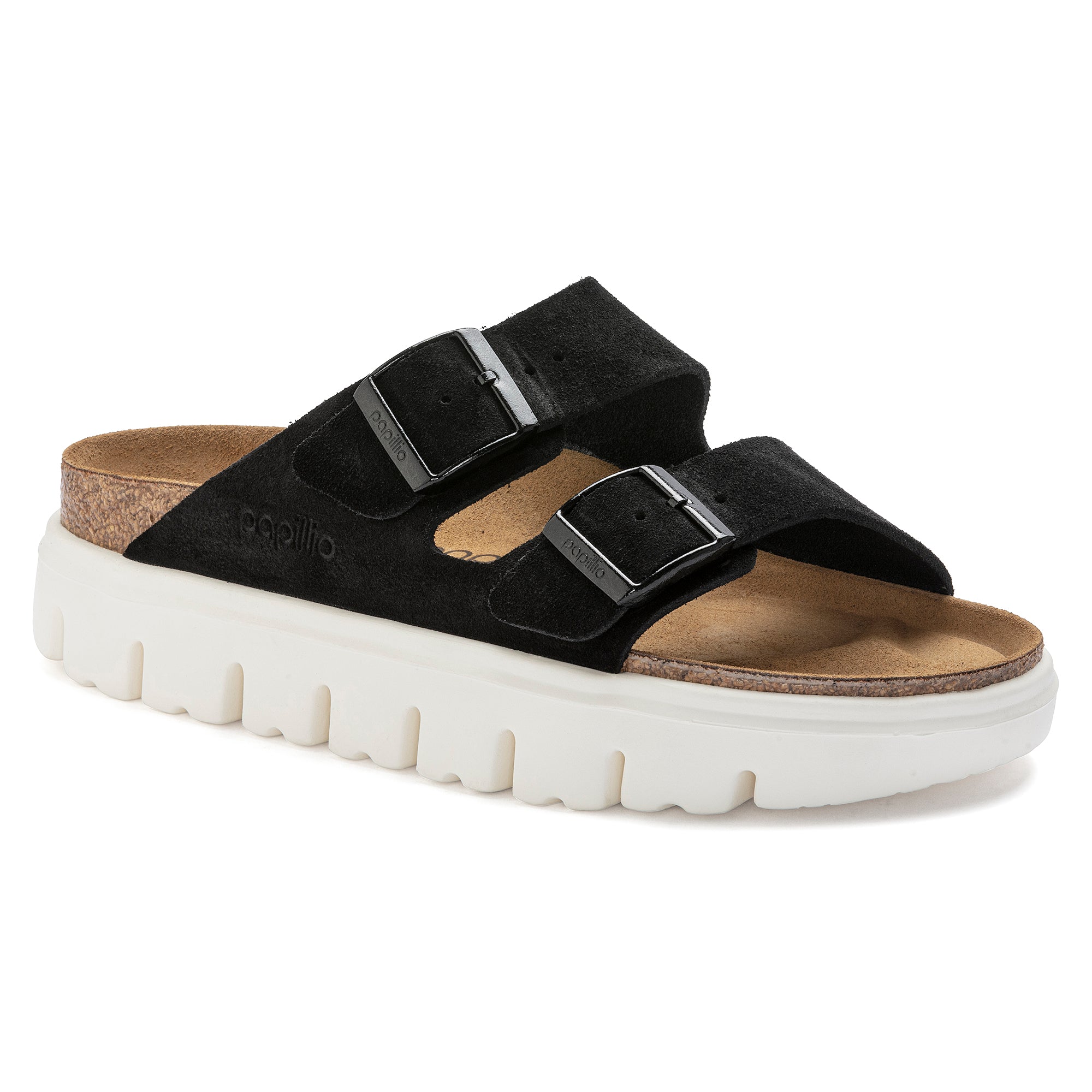 Birkenstock Women's Arizona Chunky Suede Leather Narrow Sandal