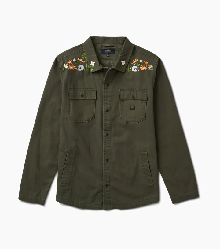 Roark-Men's Hebrides Lightweight Atoll Organic Jacket-Dark Military-Small-Monod Sports