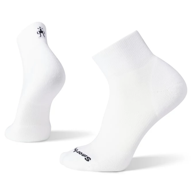 Athletic Targeted Cushion Ankle Socks white