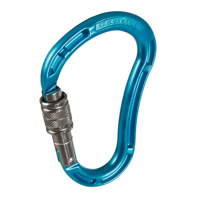 Bionic Mythos Screw Gate Carabiner aqua
