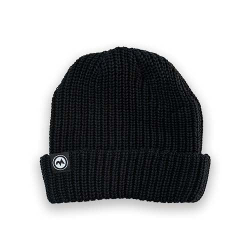Chunky Knit Circle Logo Beanie