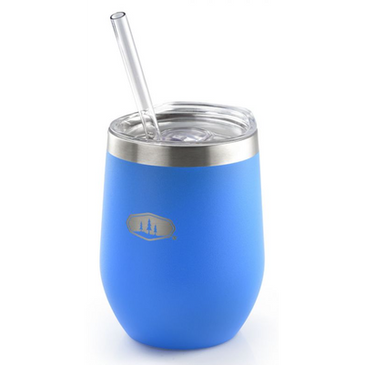 Glacier Stainless 12 fl. oz. Tumbler blue aster