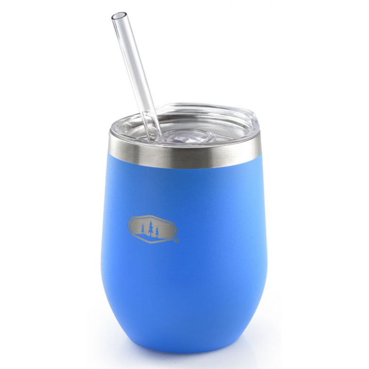 Glacier Stainless 12 fl. oz. Tumbler blue aster
