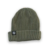 Chunky Knit Circle Logo Beanie