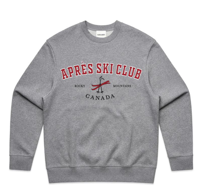 Black & Liberty Unisex Après Ski Heavy Crew Top