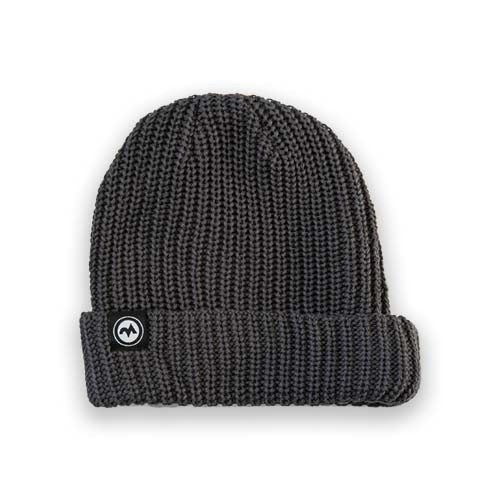 Chunky Knit Circle Logo Beanie
