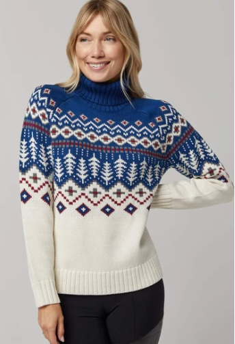 Alp N Rock Women's Logan Fair Isle Sweater