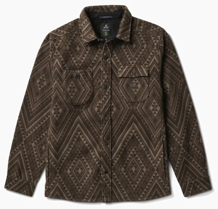 Roark-Men's Andes Manawa Tapu Flannel Shirt (Past Season)-Dark Brown-Small-Monod Sports