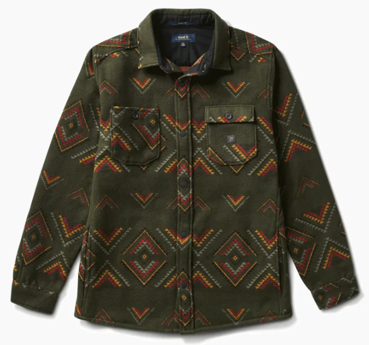 Men's Manawa Tapu Flannel Shirt dark military