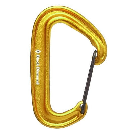 Black Diamond MiniWire Carabiner - Yellow