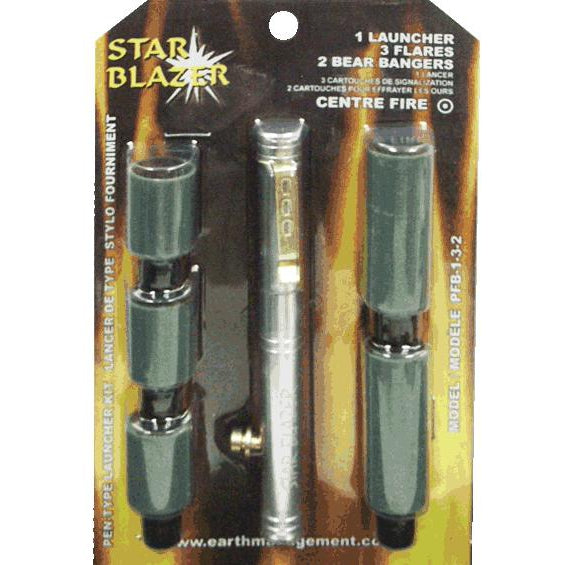 Earth Management Pen, Flares, Bear Bangers Kit