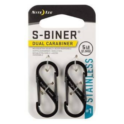 S-Biner #1 2 Pack black