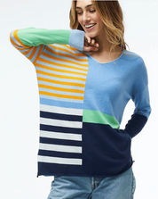 Zaket and Plover Women's Fun Stripe Sweater