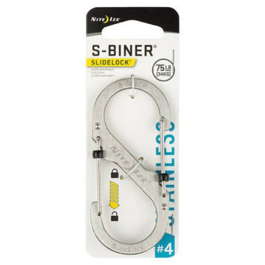 SlideLock S-Biner #4 stainless steel