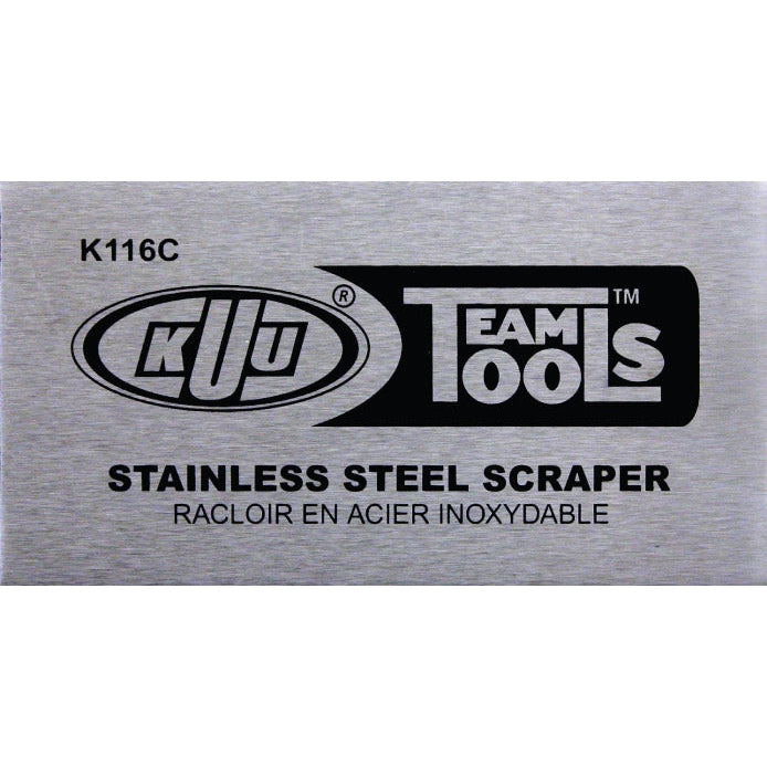 KUu Stainless Steel Scraper 4.5″ x 2.5″
