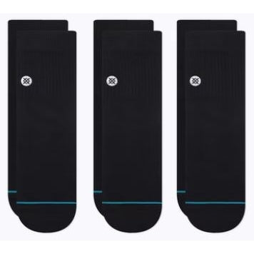 Stance STP Icon Quarter Socks 3 Pack black