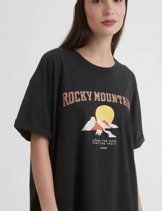 Unisex Rocky Mountains T-Shirt black